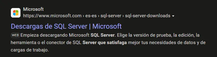 link de descarga de sql server